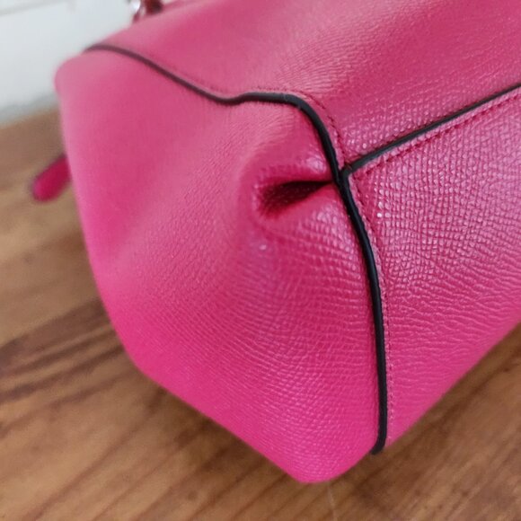 Nwot Coach Christie Red Leather Shoulder Bag/Crossbody Purse - Picture 9 of 15